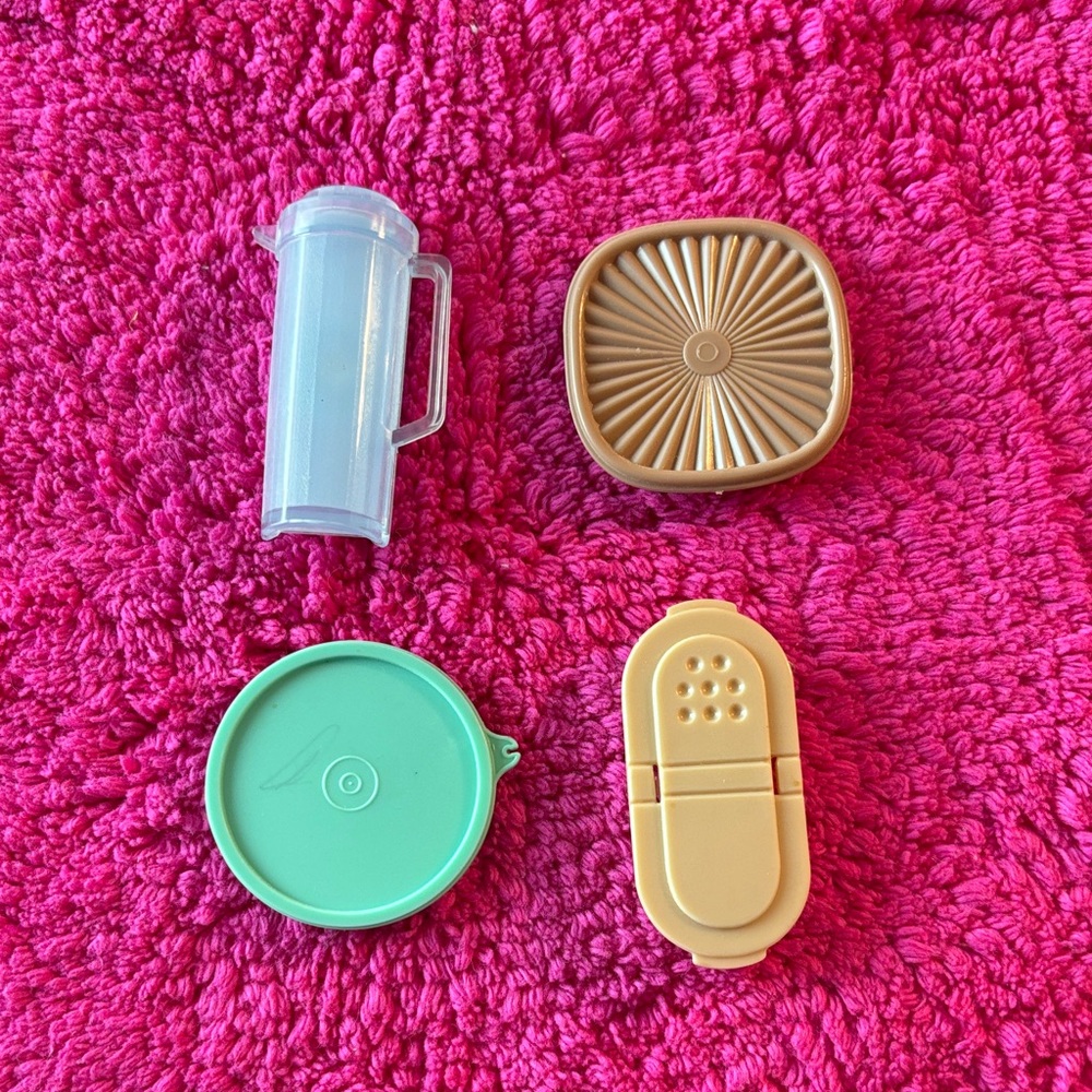 Colorful Tupperware Magnet Set